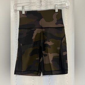 Aerie Camouflage High-Waisted Shorts